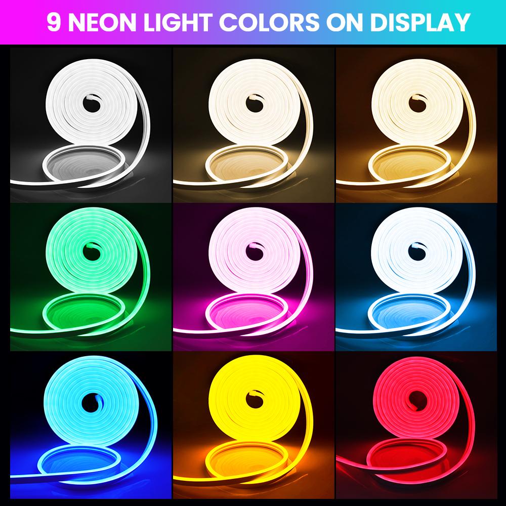 2835 Neon Strip Light 24V 120LEDs/M 6X13MM Flexible Silicone Neon Rope Lights IP67 Blue/White/Warm/Red Mirror TV BackLight 1-20M