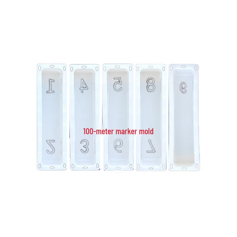 Beton Waarschuwingspaal Mal - 100m Markeerbord Mal