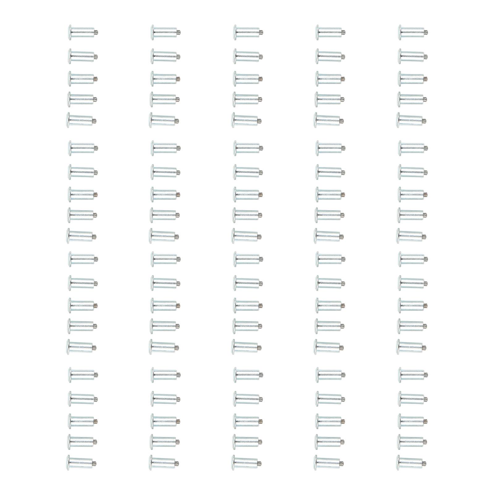 

100 ШТ. Шипы для колес и шин, оцинкованная поверхность, противоскользящие, с сильным сцеплением для легковых и грузовых автомобилей, вилочных погрузчиков, внедорожников