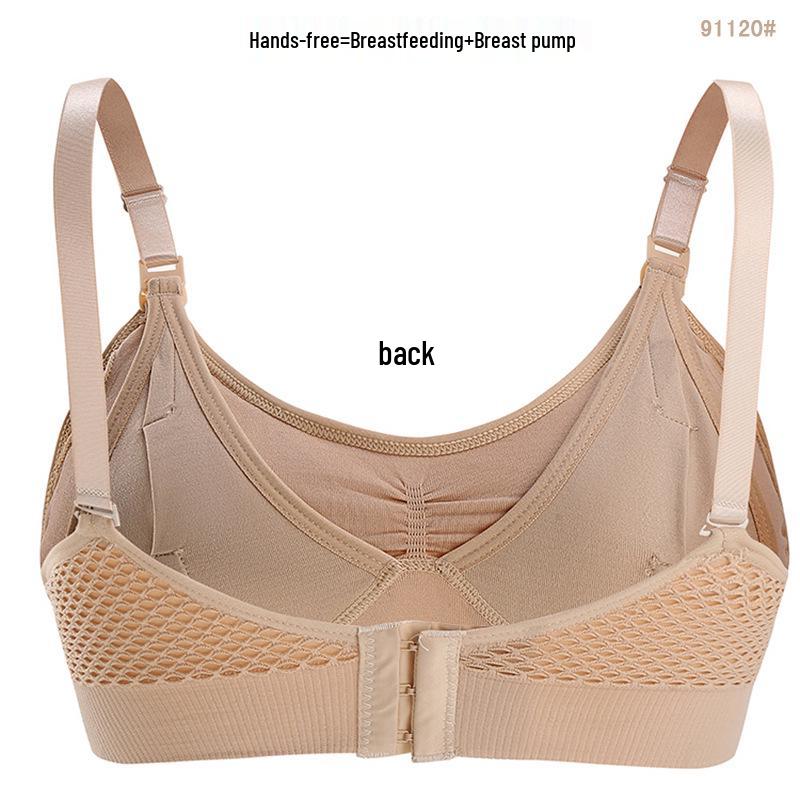 Wire-Free Front Open Maternity & Nursing Bra for Pregnancy, Postpartum, Breastfeeding