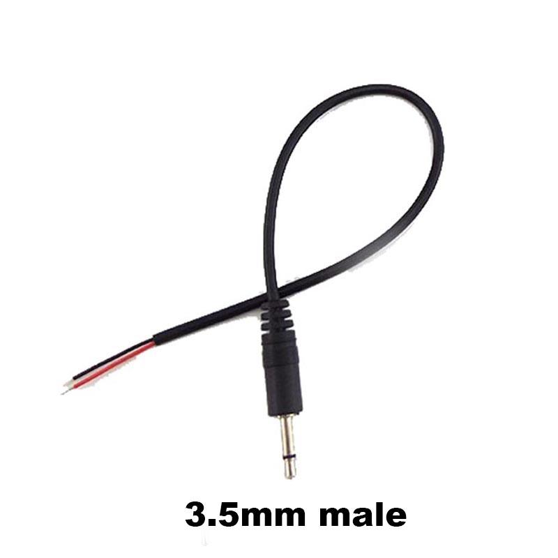 Wire Micro USB 2.0 Type-C AUX Mono Connector Power Supply Extension Cable Charger Male To Female 2-pin 4-pin Data Line