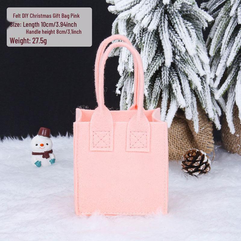 Internationale Weihnachts-Jutesack-Geschenktüten-Ornamente: Zeichentrick-Apfel- und Süßigkeitstüten für den Kindergarten