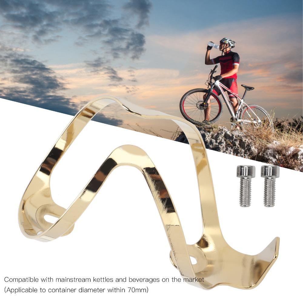 Aluminum Alloy Bike Bottle Cage Electroplating Water Cup Holder Bike Cup Holder Bicycle Use