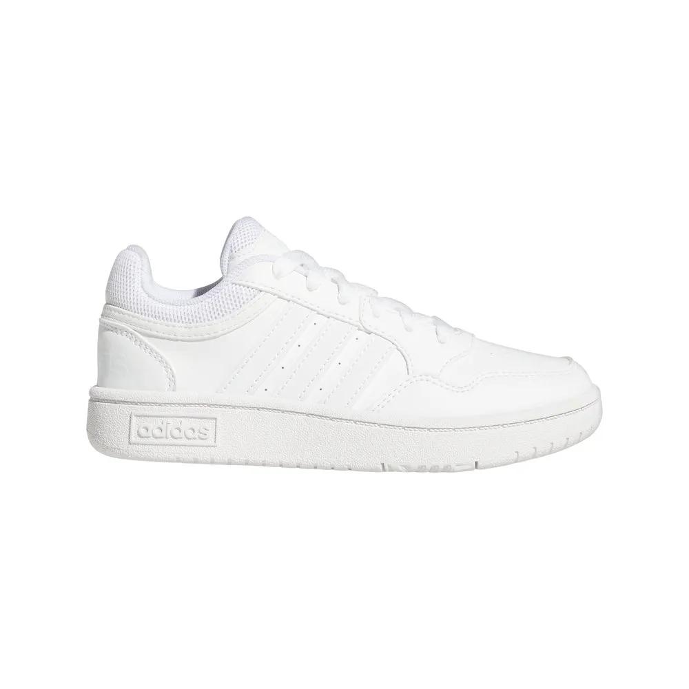Adidas hoops 3.0 sneakers synthetic upper white
