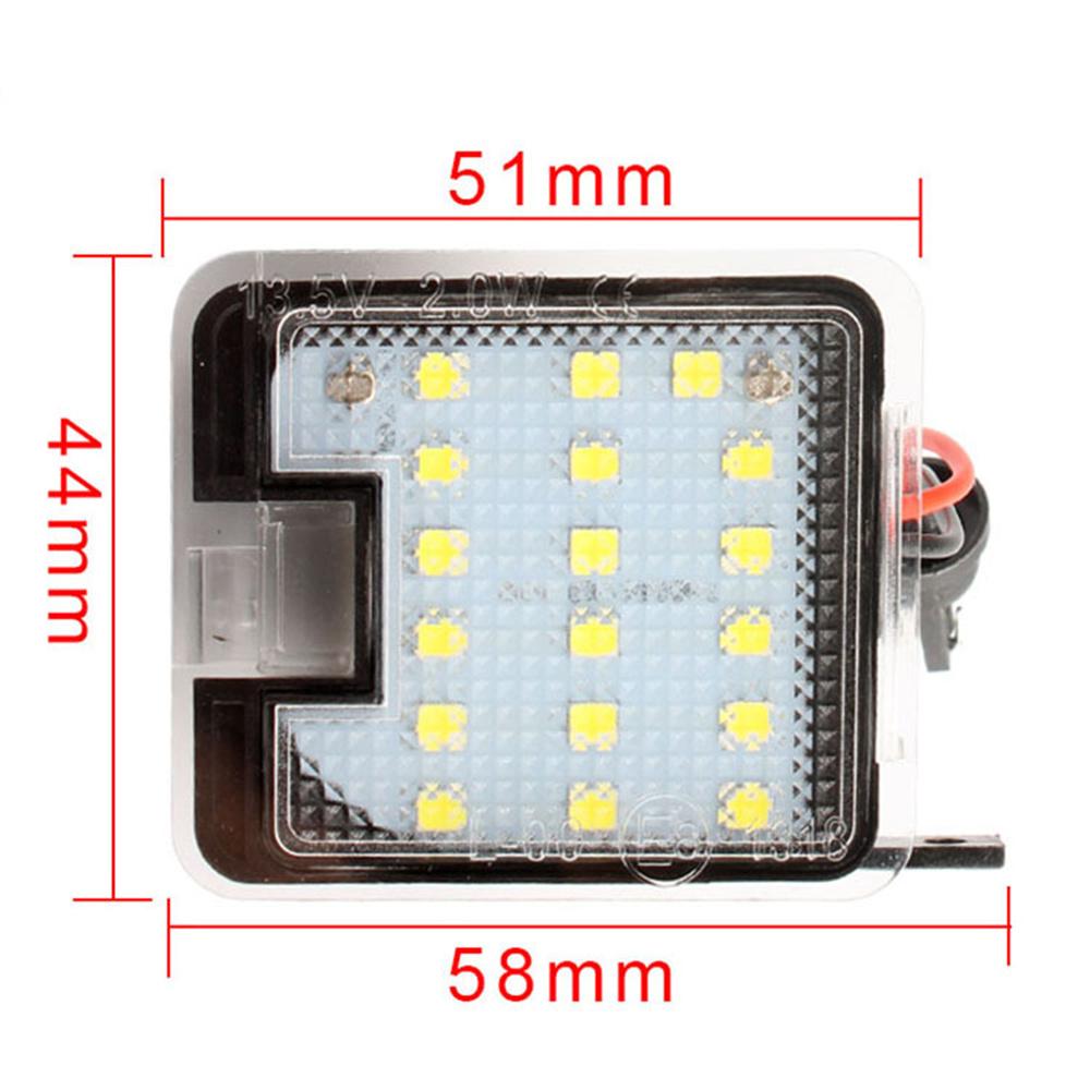 2x LED Side Mirror Under Puddle Light Lamp For Ford C-Max 03-10, Mondeo IV 07-14