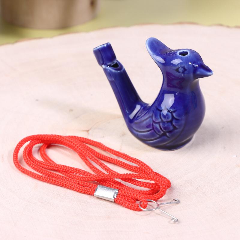 1/5Pcs Bird Whistle Water Musical Ceramic Set Colorful Animal Shape Early Learning Bath Noise Maker Party Favor