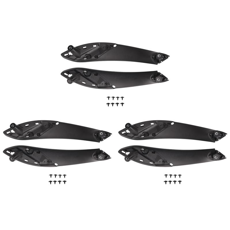 Ac29-3X Black Front Left/Right Car Inner Door Handle Trim Pull Grab Panel Handle For BMW 3 4 Series F30 Interior Door Handle