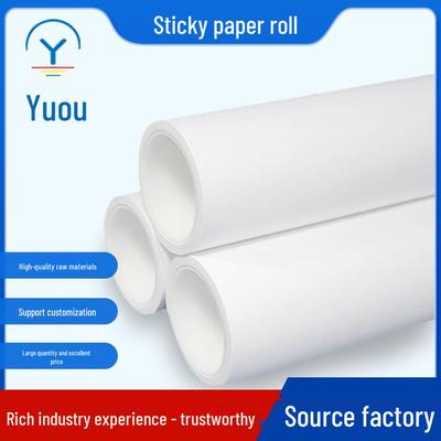 Blade-Free Roller Machine with Anti-Static Adhesive Dust Removal Paper for Industrial and Cleanroom Cleaning