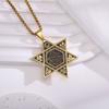 Nuova Stella Ebraica a Sei Punte Collana con Pendente Ebraico Collana Stella di David Gioielli per Uomo