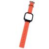 Smart Watch Cases PC Protective Shell Watch Screen Protector Bezel Ring Frame with Silicone Watch