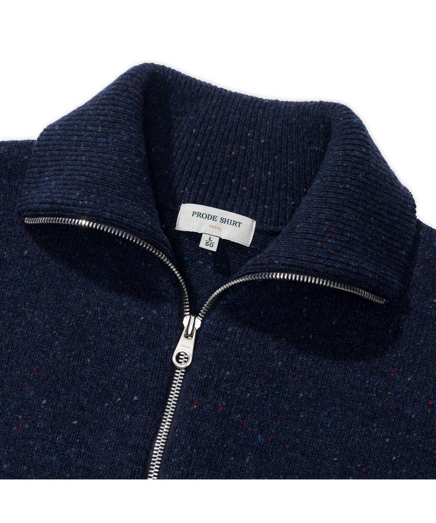PRODESHIRT Irish Donegal Half-Zip Knit (Midnight)
