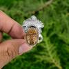 925 Sterling Silver Mariam Jasper Stone Trendy Daughter Birthday Unique New Ring