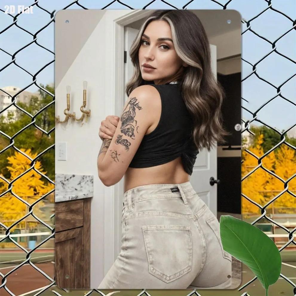 Vintage Metal Wall Art Sign Retro Home Decor for Kitchen, Bedroom    Office 20x30cm