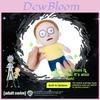 Jucării de pluș Rick și Morty cu schelete articulate pentru cadou de colecție și joacă pentru copii