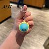 Self Control Toy Keychain, Steamed Bun Pendant, Portable Key Chain Stress Relief Meeting Reliever Toy, with Crisp Clicks Fidget for Kids Adults