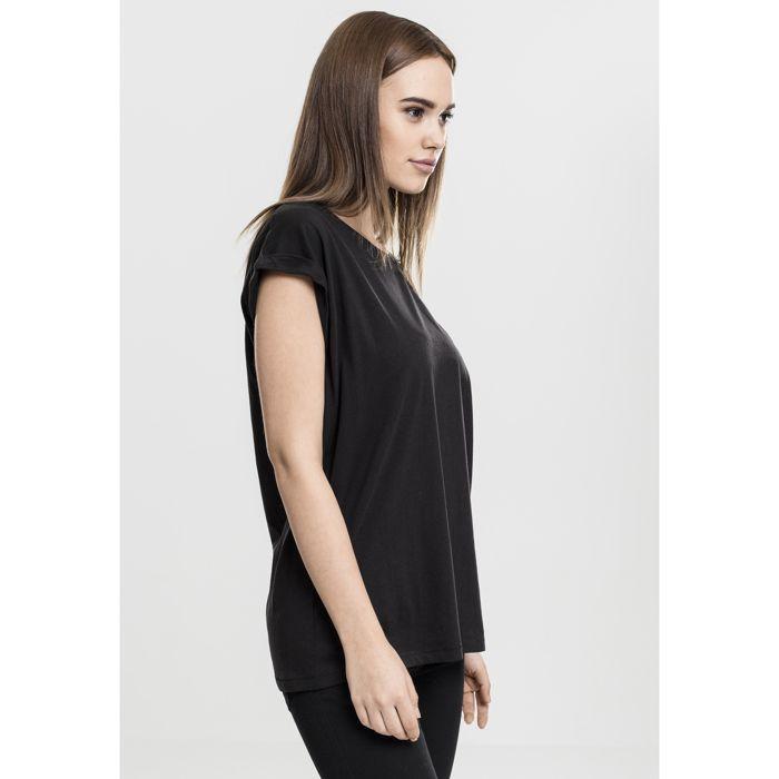 T-shirt femme - Urban Classic - Extended - Noir - Manches longues - 100% coton