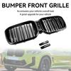 Griglia Anteriore Nera Lucida Fit BMW X3 X4 G01 G02 2022 2023