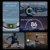 Anello Intelligente Monitoraggio Ossigeno nel Sangue Frequenza Cardiaca Sonno Smartring Impermeabile IP68 e 5ATM Modalità Multisport Smartring Uomo Donna
