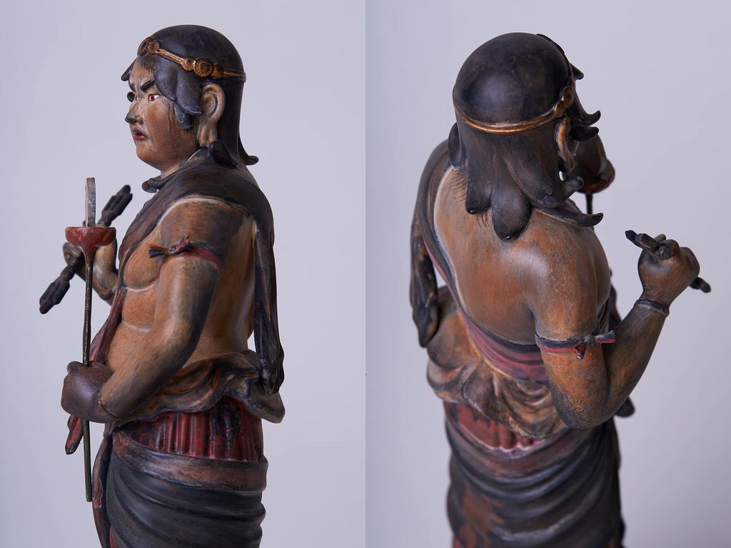 ISM TanaCOCORO Eko Doji Buddha Statue Figur Nationalschatz ISM tc3786 [Handfläche] (Eko Douji)