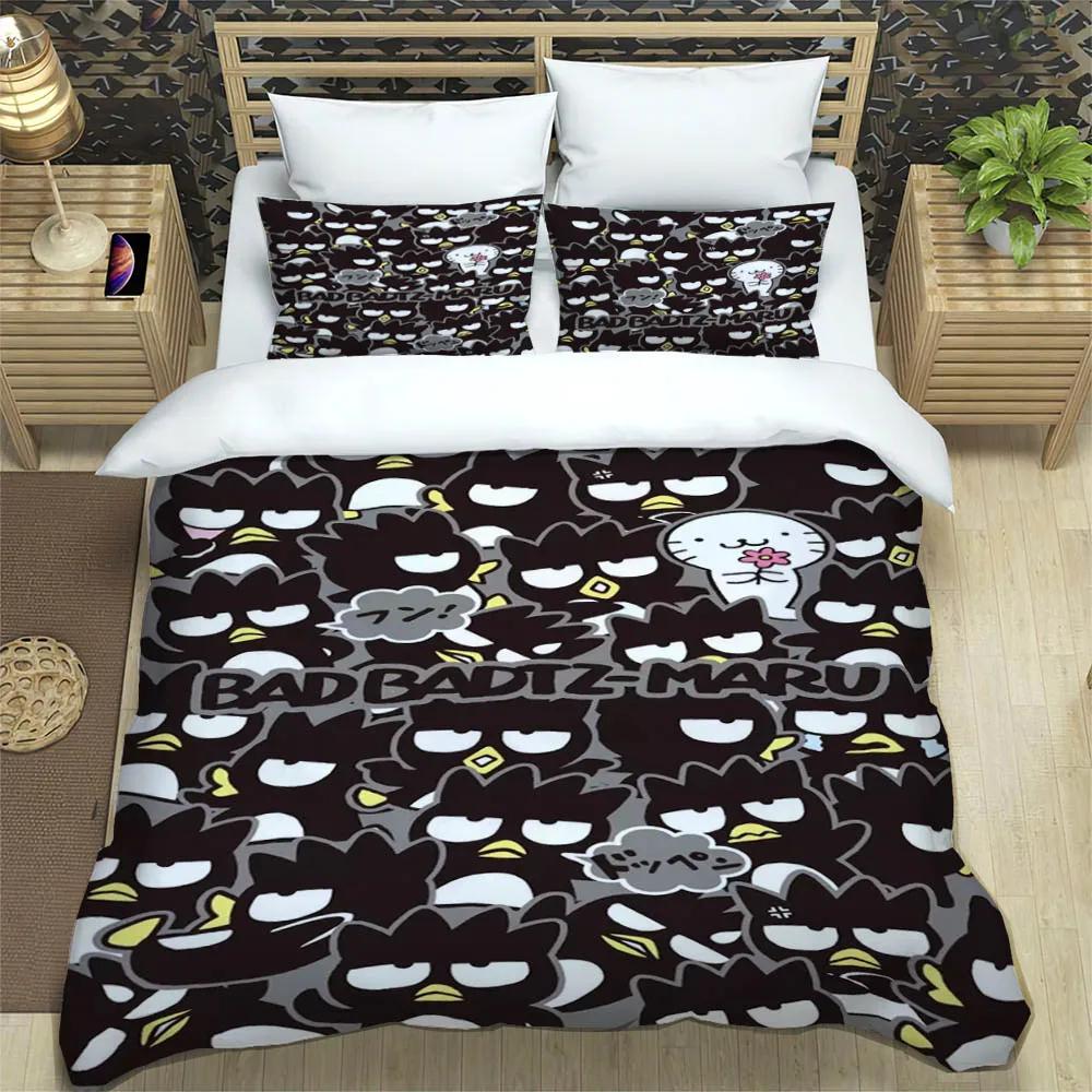 Cartoon BadBadtz-maru Bedding Sets pillowcase Children duvet cover comforter set bedding set luxury Birthday Gift