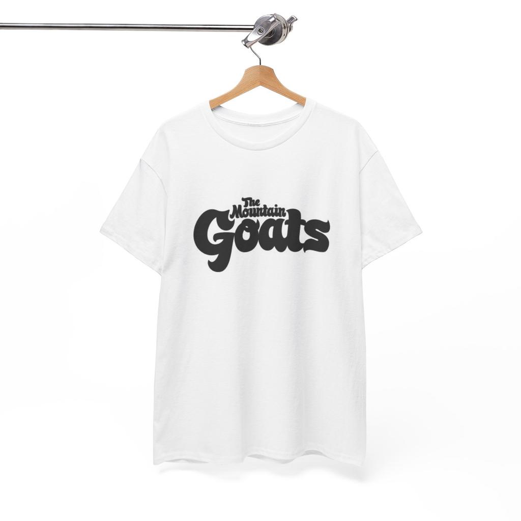 Teen Girl's Cotton T-shirt Summer Casual Graphic Tee Short Sleeve The Mountian Goats Tshirt Indie Rock Band Merch  Unisex Heavy Cotton Tee