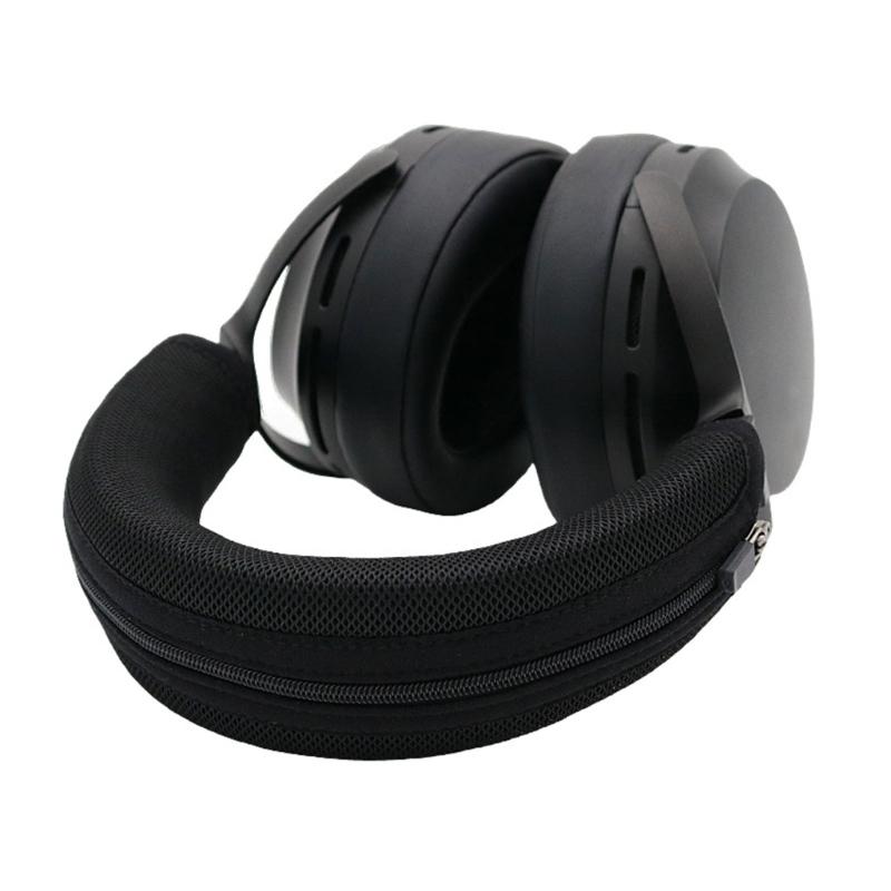 Atmungsaktives Mesh-Gewebe Headset Stirnband Schutzpolster Kopfbügelhülle für MDR-Z7M2 Over-Ear-Kopfhörer