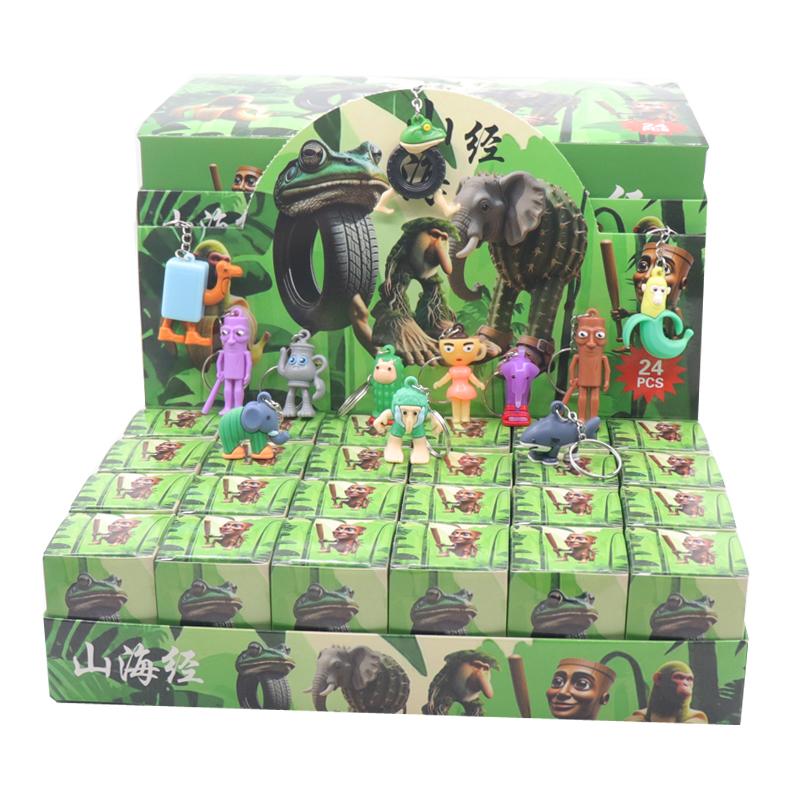 Tung Tung Tung Sahur Cutie Surpriză TungTung Sahur Breloc Pandantiv Figurină Trallelo Tralala Statuetă Rechin Lirili Larila Jucării Cadou