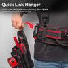 STARJIFF Wytrzymała Torba na Pasek Narzędziowy 1680D Quick-Hang Organizer dla Elektryka z Miarką i Hakiem na Narzędzia Ręczne