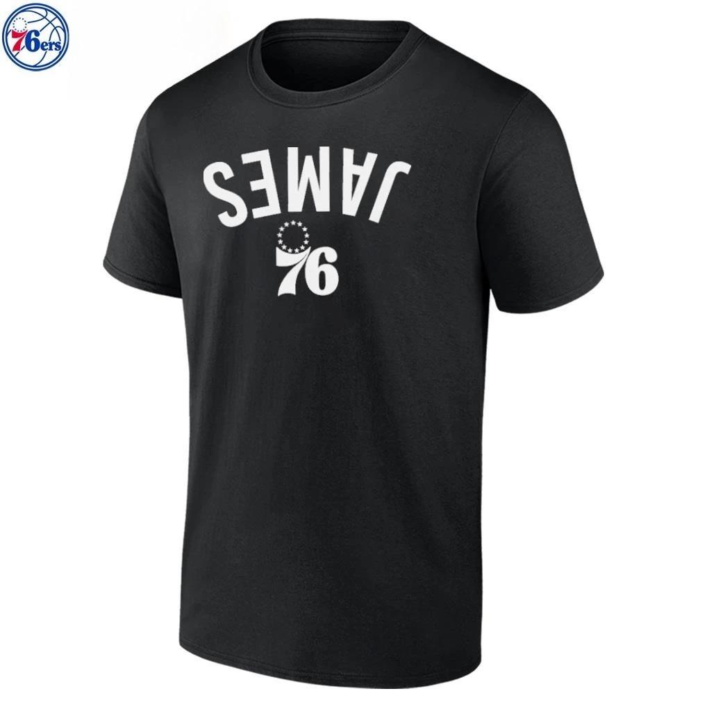 Hot Sale PHILA 76ers No 23 JAMES Poster Graphic Print T-shirt Men Women Streetwear Y2K Harajuku O-neck Cotton Top Loose Casual Oversize Summer New Tee
