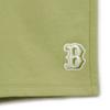 New MLB Mlb Base Logo Casual Shorts Unisex Olive Green 3ASPB0433-43OLL