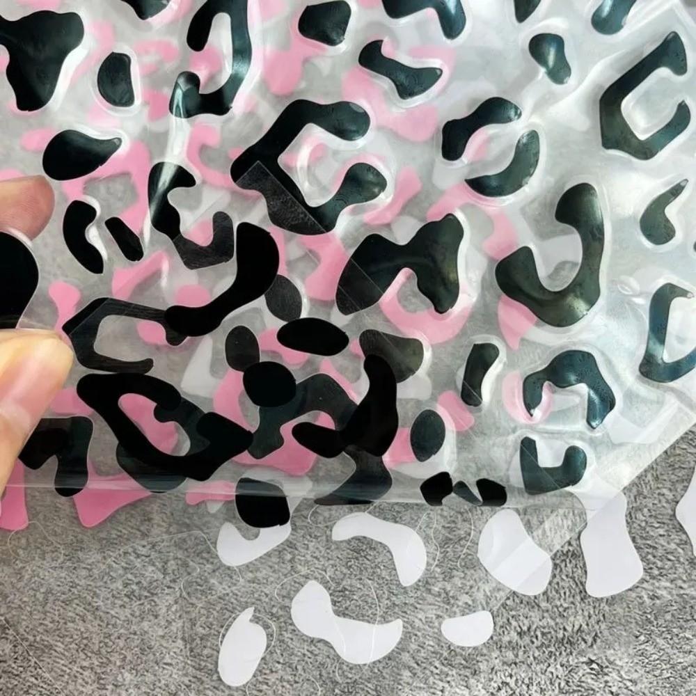 Adesivo in Vinile PVC Stampa Leopardo Decorazione Murale Adesivi Fai da Te per Auto Specchietto Retrovisore Auto