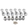 6R6L Wilkinson Jin Ho Chrome Tuners Guitar Locking Tuners Machine Heads Tuning Pegs Square Handle Button Lock Jn-P7 From Korea