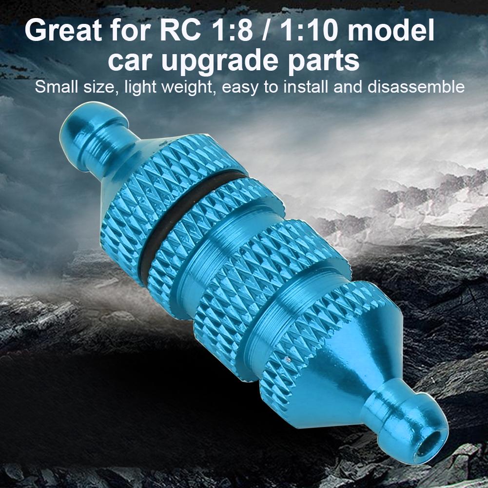 Oil Fuel Filter Engine Model Part for RC 1:8   1:10 Model Car  Aluminium Alloy
