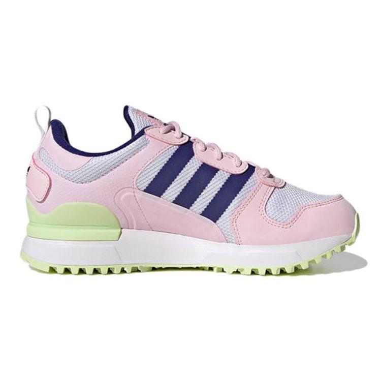 Adidas Originals ZX 700 Non-Slip Durable Low-Top Kids Running Shoes Kids Running Shoes Pink Blue GY3310