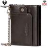 Echtes Leder Männer Brieftasche RFID Kurze Zipper Münzfach Kleine Große Kapazität Geldbörsen Marke Hohe Qualität Designer Geld Geldbörse