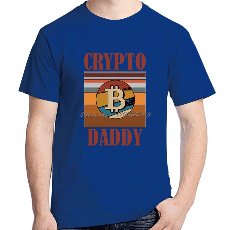 Crypto Dad Daddy Father Fashion Graphic T Shirts Cotton Short Sleeve Tshirts Summer Harajuku Tees Tops Streetwear Unisexs Clothes
