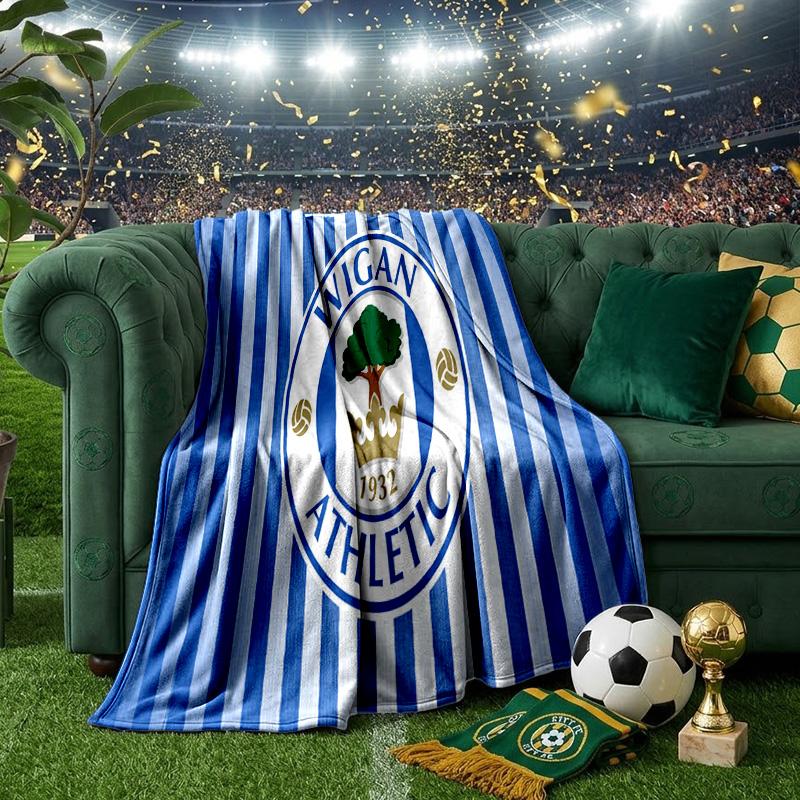 Athletic League  Throws Blanket Flannel Blankets Plush for Couch Bed Gifts for Men Women Travel Picnic Blanket Christmas Fan Gifts