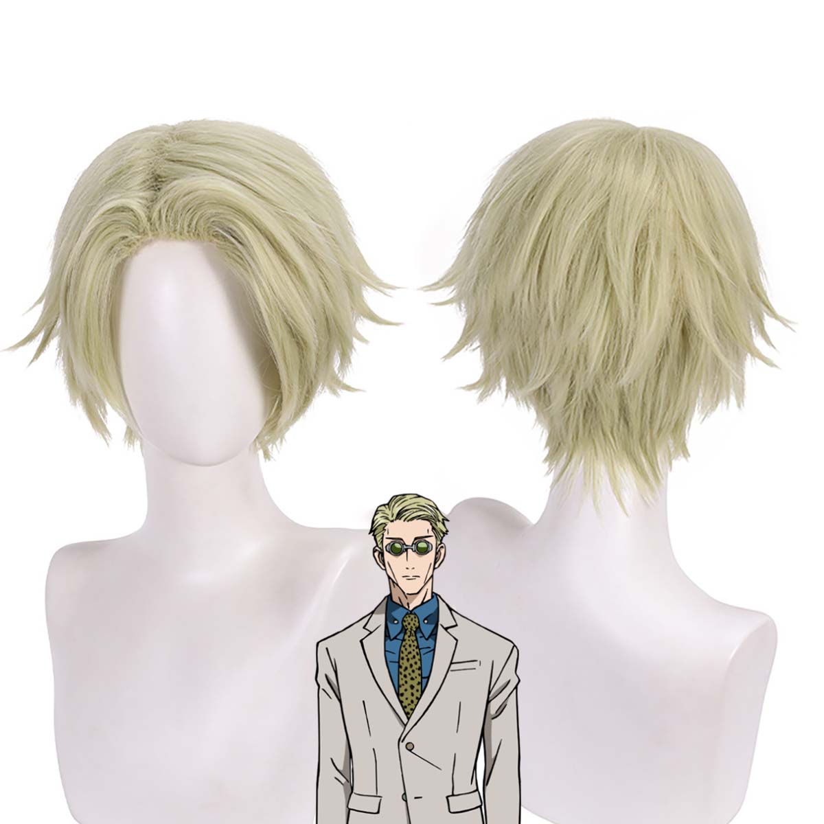Halloween Anime Jujutsu Kaisen JJK Fushiguro Megumi Korte Zwarte Cosplay Synthetisch Haar Pruik