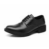 British Pointed-toe Oxford Shoes Lace-up Business Casual Shoes for Men New Male Formal Dress Footwear Solid Color Business Shoes