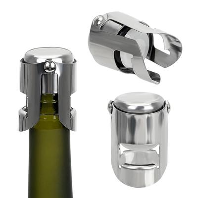 Champagne Sparkling Stopper Wine Beer Bottle Cork Plug Wine Bottle Stopper Sealing Bottle Cap Bar Tools Stainless Steel