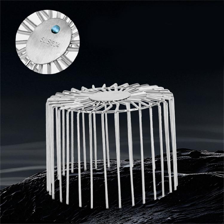 Outdoor Balcony Drainage Cover Stainless Steels Pipe Guard Leaf Debris Trap Downpipe Strainer Rain Pipe Caps Enduring