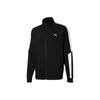 X Attempt Embroidered Logo Stand Collar Knit Jacket Men Outerwear Black 598258-01
