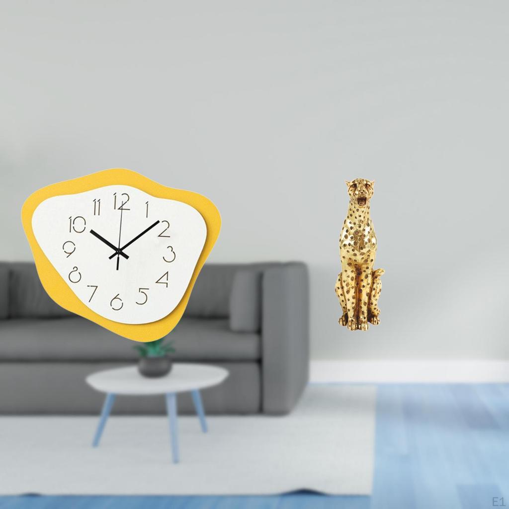 Acrylic Wall Clock Modern Office Ornament Timepiece Silent for Holiday Housewarming Farmhouse