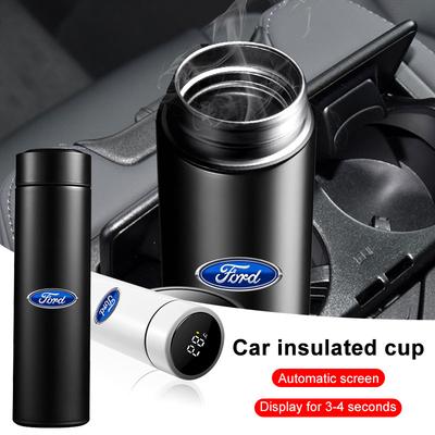 Slimme Autobeker Thermosfles met Temperatuurweergave Koffiekop voor Focus Mk2 Party Mk3 Ranger Mondeo Mk4 Fiest