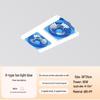 E27 Screw Base Double Row LED Ceiling Fan Light for Bedroom/Dining Room - Silent, Powerful Wind