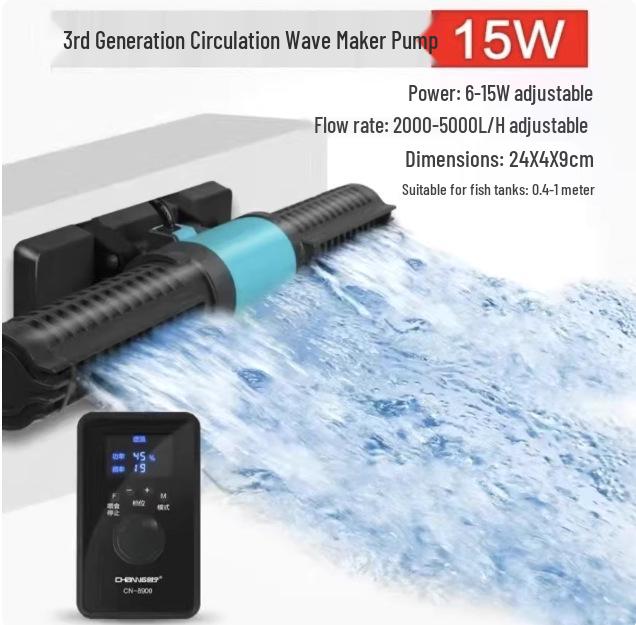 Chuangning Ultra-Quiet Variable Frequency Wavemaker Pump for Fish Pond Circulation