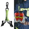 Firefighter Strap Fireman Turnout Gear Firefighting Glove with Swivel Snap Hook