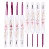 Crochet Hooks 8 Pcs Soft NonSlip Good Grip Knitting Needles Set with Mark for Weaving Home