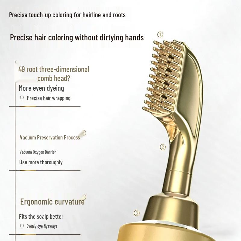 Bei Rou Botanical Extract Hair Dye: Single-Step Gray Coverage with Triple Protein Shine