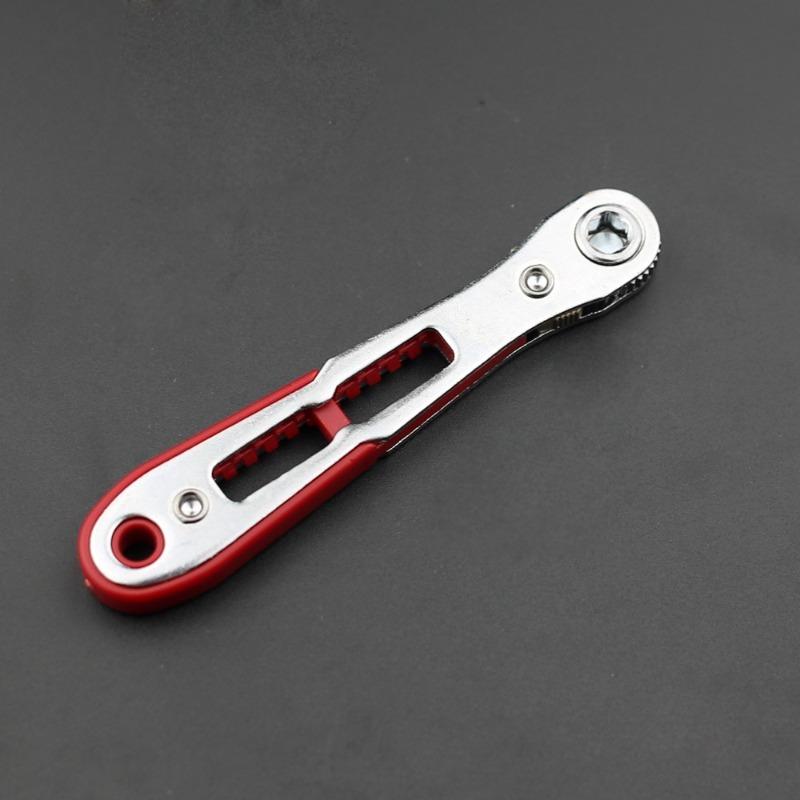 Double‑way Ratchet Screwdriver Set Right Angle Offset Socket Wrench Hand Repair Tool For Narrow Space
